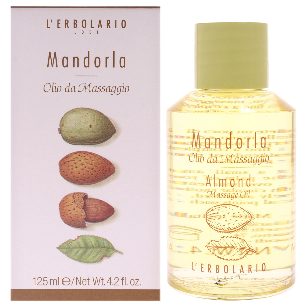 Almond Massage Oil by LErbolario for Unisex - 4.2 oz Oil